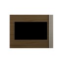 Ver imagem 3 de Painel de Tv Suspenso até 45 Polegadas Ripado Off White: Capuccino com Off White