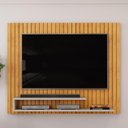 Ver imagem 2 de Painel Ripado para Tv 55 Pol 134cm Lipe D05 Cedro Bali - Lyam Decor