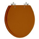 Ver imagem 1 de Assento Laqueado Oval Caramelo Tampa Vaso Universal