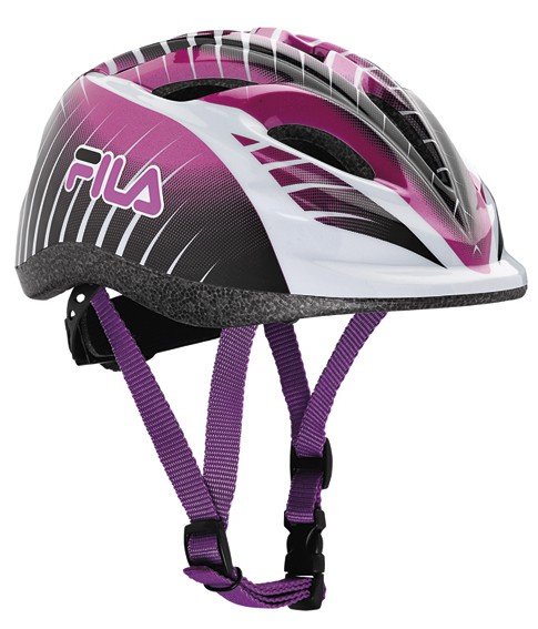 Capacete Infantil Fila Skates Girl - Preto/Violeta | MadeiraMadeira