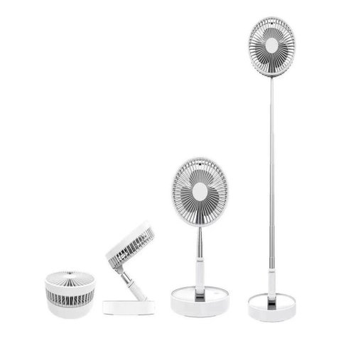 Ventilador Portátil Silencioso Dobrável Usb 3600mah Ls-912 Luuk Young