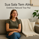 Ver imagem 4 de Manta Decorativa Natural para Sofá e Cama - Bege 2,40x 1,80 M