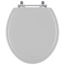 Ver imagem 1 de Tampa de Vaso Laqueado Dalia Cinza Claro para Bacia Fiori