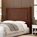 Ver imagem 2 de Cabeceira Cama Box King Size Alba 195cm com Frame Couríssimo Whisky - Desk Design