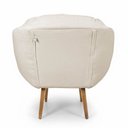 Ver imagem 6 de Kit 02 Poltronas Decorativa Marcela Boucle Bege Dal Poz Estofados