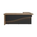 Ver imagem 1 de Mesa Artany Tamburato Supreme Le - Nogal/Preto