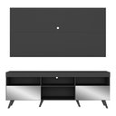 Ver imagem 6 de Rack c/ Painel TV 65" Retrô com Espelho Holanda Multimóveis BR3138 Preto