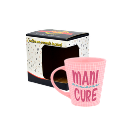 CANECA DROP ROSA - FLORK PROFISSIONAIS - MANICURE - 1