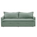 Ver imagem 4 de Sofá sem Caixa Retrátil e Reclinável 2,00m com Molas Bianca Boucle Menta Madelina Decor