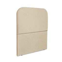 Cabeceira Estofada Solteiro Alana 90cm Linho Bege - 3