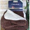Coberdrom Mink Sherpa Queen Cobertores Parahyba Coberdom Mink Sherpa Rosa - 5