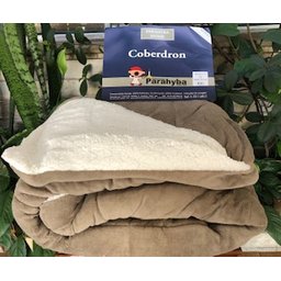 Coberdrom Mink Sherpa Queen Cobertores Parahyba Coberdom Mink Sherpa Rosa - 2