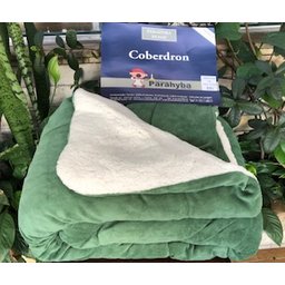 Coberdrom Mink Sherpa Queen Cobertores Parahyba Coberdom Mink Sherpa Rosa - 3