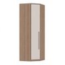 Guarda-Roupa Modulado de Canto Diagonal 1 Porta 2 Prateleiras 3 Cabideiros 80,5cm Connect Luciane Mó - 1
