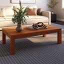 Ver imagem 2 de Mesa de Centro Madeira Macica Taeda 120 Cm 1550n Rustico Escuro Festra