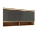 Ver imagem 1 de Armário Aéreo Maleiro Mônaco 165cm 2 Portas MDF-MDP Basculante Luciane Móveis