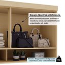 Ver imagem 3 de Armário Aéreo Maleiro Mônaco 165cm 2 Portas MDF-MDP Basculante Luciane Móveis