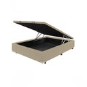 Ver imagem 1 de Cama Box Bau Paropas Rustico Diamante 2022 138x36 Bege