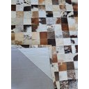 Ver imagem 5 de Tapete de Couro Quadriculado 2,00 X 1,50 M Mesclado Tricolor