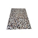 Ver imagem 3 de Tapete de Couro Quadriculado 2,00 X 1,50 M Mesclado Tricolor