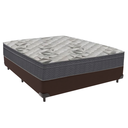 Ver imagem 1 de Cama Box Viúvo Marrom e Colchão Airtech 100 D33 Ortobom