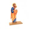 Imagem Ícone de São José com Menino Jesus Recorte Madeira Armazém Católico IMSJP-1 - 3