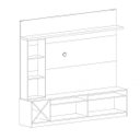 Ver imagem 5 de Estante Home Para TV até 60 Polegadas 180cmx200cm 1 Porta de Vidro Veneza