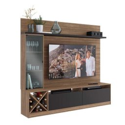 Estante para TV e Home Theater até 60 Polegadas 200CMX180CM 1 Porta de Veneza Marrom - 2 Estante para TV e Home Theater até 60 Polegadas 200CMX180CM 1 Porta de Veneza Marrom - 2