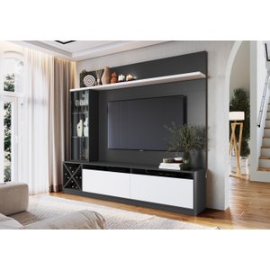 Estante Home Para TV até 60 Polegadas 1 Porta de Vidro Veneza 