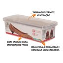 Ver imagem 2 de Caixa Organizadora De Sapatos Tênis Ordene Pequena Kit C/ 18