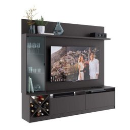 Estante para TV e Home Theater até 50 Polegadas 160CMX180CM 1 Porta de Sorrento Cinza - 2 Estante para TV e Home Theater até 50 Polegadas 160CMX180CM 1 Porta de Sorrento Cinza - 2