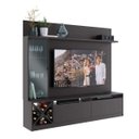 Ver imagem 2 de Estante para TV e Home Theater até 50 Polegadas 160CMX180CM 1 Porta de Sorrento Cinza