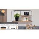 Ver imagem 5 de Nicho Aramado Retangular C/ Prateleiras Dobravel Steel 521129