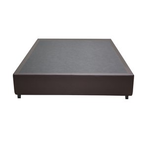 Cama Box Casal SP Móveis Sintético Marrom - 42x138x188