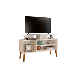 Rack Lion com Nichos e Prateleiras – Organização Prática:off/canela - 3