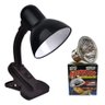 Lâmpada Nomoy Pet Uva Uvb 3.0 + Luminária Grampo Terrario Nd-10 Luminaria com Lampada Uva Uvb Reptei - 1