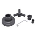 Ver imagem 4 de Acabamento Registro Pressão e Gaveta Preto Fosco Padrão Deca