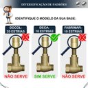Ver imagem 5 de Acabamento Registro Pressão e Gaveta Preto Fosco Padrão Deca