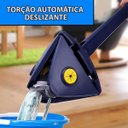 Ver imagem 4 de Mop Esfregao Giratorio Telescopio Espreme Torce Pano Limpeza Chao Vidro Janela Teto Parede Piso Marm