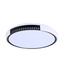 Ver imagem 1 de Plafon Nita Redondo Preto e Branco 50cm Led 30w 3000k Bivolt