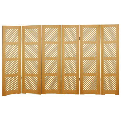 Biombo Ripado 45 6 Folhas sem Pezinhos