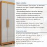 Guarda-roupa 8 Portas 4 Gavetas com Espelho e com Pé Andara Soft - 16