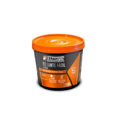 Rejunte Epoxi Cinza 0,5kg - Ceramfix