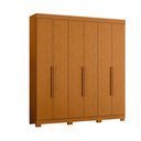 Ver imagem 2 de Guarda Roupa Casal Artemis 6 Portas de Bater 3 Gavetas MDP Cinamomo Albatroz Móveis