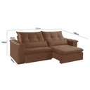 Ver imagem 2 de Sofá Exclusive Retrátil e Reclinável 290cm Braço 25cm Meu Sofá Online