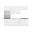 Ver imagem 4 de Cozinha Compacta 271,5cm 5 Peças 10 Portas 5 Gavetas Americana Henn