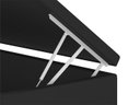 Ver imagem 3 de Base Box Baú Solteirão Blindado Corino Linhão Preto 36x108x188 An