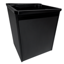 Ver imagem 7 de Tanque Lavanderia 26l Gabinete Mdf Preto Suspenso Suporte Torneira de Bancada