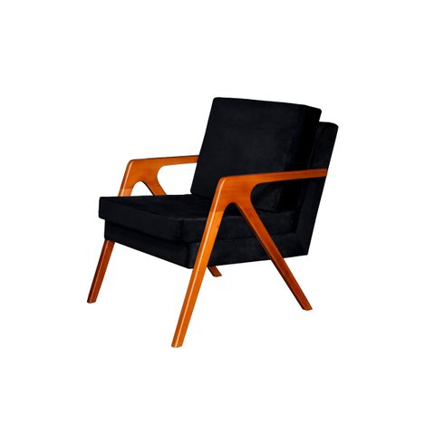 Poltrona decorativa Mona Luxo Dora Bela - 0131