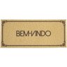 Tapete Capacho para Porta Vinil 30x70cm Bem Vindo Ornament - 1